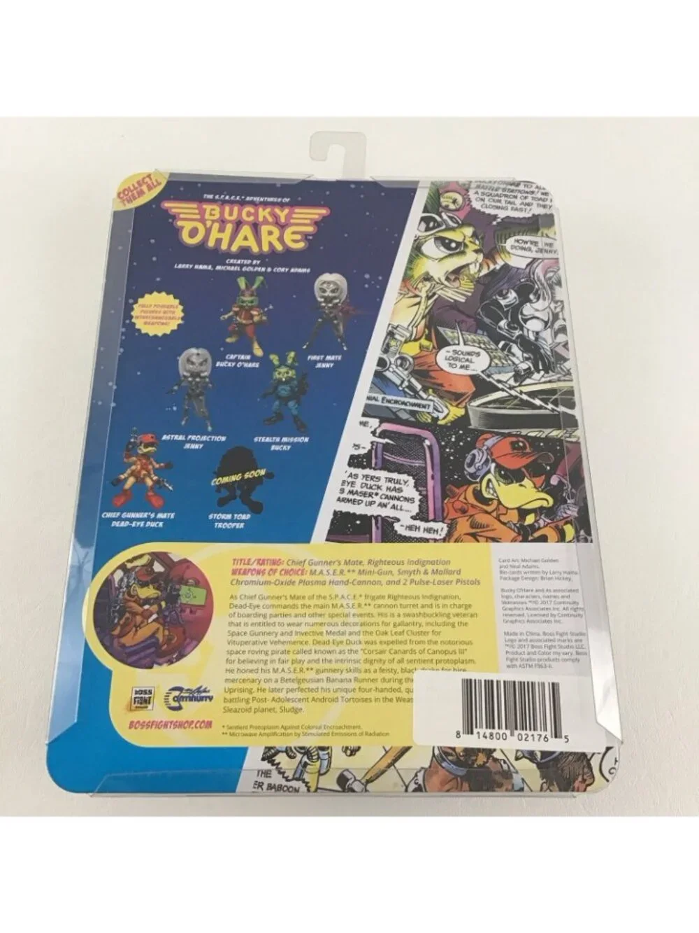 Space Adventures Bucky O'Hare Chief Gunner's Mate Dead Eye Duck Action Figure